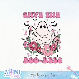 Save the boo bees sublimation design, png for sublimation, Boo halloween design, Halloween styles, Retro halloween design