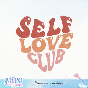 Self Love Club sublimation 