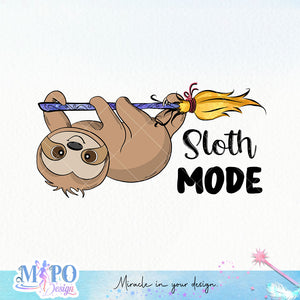 Sloth mode sublimation