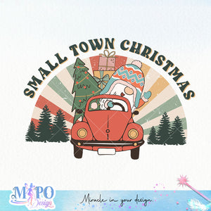 Small town christmas sublimation design, png for sublimation, Christmas PNG, Retro Christmas PNG