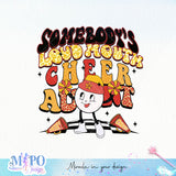 Somebody's loud mouth cheer aunt sublimation design, png for sublimation, sport mama vibes png, mother's day png