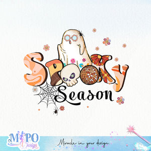 Spooky mama sublimation design, png for sublimation, Retro Halloween design, Halloween styles