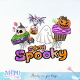 Stay spooky sublimation design, png for sublimation