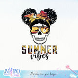 Summer vibes sublimation design, png for sublimation, messy mom vibes png, mother's day png