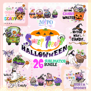 Sweet Treats png bundle,Spooky png bundle, png for sublimation, Halloween png Bundle