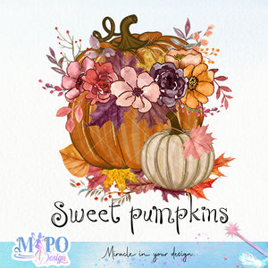 Sweet pumpkins Sublimation design, png for sublimation, Autumn PNG, Positive vibe PNG, Autumn vibe PNG