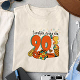 Straight outta the 90s sublimation design, png for sublimation, Retro 90S png, Retro Vibe, Retro quotes