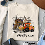 Farm sweet haunted farm sublimation