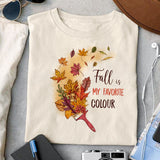 Fall is my favorite colour Sublimation design, png for sublimation, Autumn PNG, Positive vibe PNG, Autumn vibe PNG