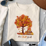 It's fall y'all Sublimation design, png for sublimation, Autumn PNG, Positive vibe PNG, Autumn vibe PNG