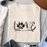 Love Paws SVG design, png for sublimation, Mother SVG, Mother's quotes SVG