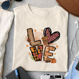 Love Fall Heart sublimation design, png for sublimation, Autumn PNG, Positive vibe PNG, Autumn vibe PNG