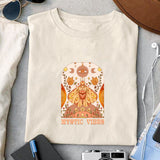 Mystic Vibes sublimation design, png for sublimation, Autumn PNG, Retro autumn PNG