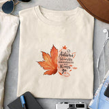 Autumn shows how beautiful it is to let things go sublimation design, png for sublimation, Autumn PNG, Positive vibe PNG, Autumn vibe PNG