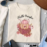 Hello Pumpkin sublimation design, png for sublimation, Autumn PNG, Positive vibe PNG, Autumn vibe PNG