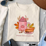 Sweeter than pumpkin pie sublimation design, png for sublimation, Autumn PNG, Positive vibe PNG, Autumn vibe PNG