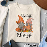 Harvest blessings sublimation design, png for sublimation, Autumn PNG, Positive vibe PNG, Autumn vibe PNG