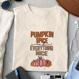 Pumpkin spice and everything nice sublimation design, png for sublimation, Autumn PNG, Positive vibe PNG, Autumn vibe PNG