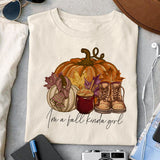 I'm a fall kinda girl Sublimation design, png for sublimation, Autumn PNG, Positive vibe PNG, Autumn vibe PNG