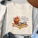 I can smell autumn tea in the breeze sublimation design, png for sublimation, Autumn PNG, Positive vibe PNG, Autumn vibe PNG