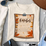 October sublimation design, png for sublimation, Autumn PNG, Positive vibe PNG, Autumn vibe PNG