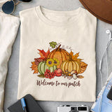 Welcome to our patch Sublimation design, png for sublimation, Autumn PNG, Positive vibe PNG, Autumn vibe PNG