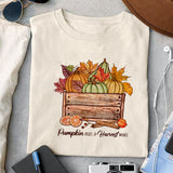 Pumpkin kisses and harvest wishes Sublimation design, png for sublimation, Autumn PNG, Positive vibe PNG, Autumn vibe PNG