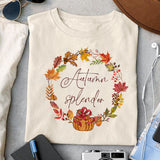 Autumn splendor Sublimation design, png for sublimation, Autumn PNG, Positive vibe PNG, Autumn vibe PNG