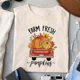 Farm fresh pumpkins Sublimation design, png for sublimation, Autumn PNG, Positive vibe PNG, Autumn vibe PNG