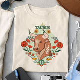 Taurus sublimation design, png for sublimation, Zodiac PNG, Birthday PNG