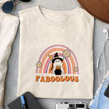 Faboolous sublimation design, png for sublimation, Boo halloween design, Halloween styles, Retro halloween design