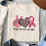 Peace love cure sublimation