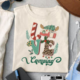 Love camping sublimation design, png for sublimation,  Camping christmas png,Christmas design