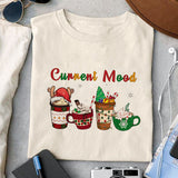Current mood sublimation design, png for sublimation, Christmas PNG, Christmas Coffee PNG