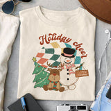 Holiday cheer sublimation design, png for sublimation, Christmas PNG, Retro Christmas PNG