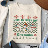 Chillin' with my snowmies sublimation design, png for sublimation, Christmas PNG,  Christmas SVG