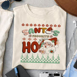 Santa's favorite Ho sublimation design, png for sublimation, Christmas PNG,  Christmas SVG