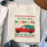 It's the most wonderful time of the year sublimation design, png for sublimation, Christmas PNG,  Christmas SVG