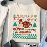 Hot cocoa & christmas movies sublimation design, png for sublimation, Christmas PNG,  Christmas SVG