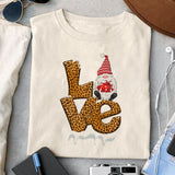 Love Gnome sublimation.png design, png for sublimation, Christmas PNG, Christmas vibes PNG