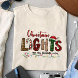 Christmas Lights are my favorite color sublimation design, png for sublimation, Christmas PNG, Christmas vibes PNG