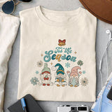 Tis the season sublimation design, png for sublimation, Christmas PNG, Retro Christmas Blue PNG