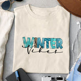 Winter vibes sublimation design, png for sublimation, Christmas PNG, Christmas vibes PNG