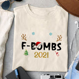 Dear Santa sorry for all the f-bombs 2021 was crazy sublimation sublimation design, png for sublimation, Christmas PNG, Christmas vibes PNG