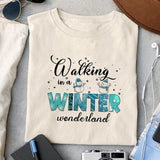 Walking in a winter wonderland sublimation design, png for sublimation, Christmas PNG, Christmas vibes PNG