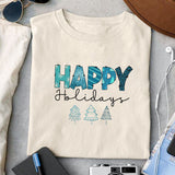 Happy Holidays sublimation design, png for sublimation, Christmas PNG, Christmas vibes PNG