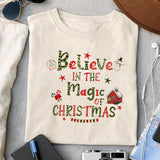 Believe_in_the_magic_of_christmas_sublimation.png design, png for sublimation, Christmas PNG, Christmas vibes PNG