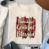 Grateful Thankful Blessed sublimation design, png for sublimation, Christmas PNG, Christmas vibes PNG