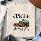 Jingle all the way sublimation design, png for sublimation, Christmas PNG, Christmas vibes PNG