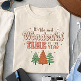 It's the most wonderful time of the year sublimation design, png for sublimation, Christmas PNG, Christmas vibes PNG